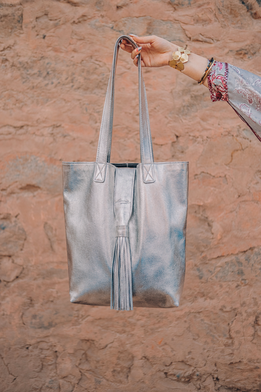 Tote Bag Argenté