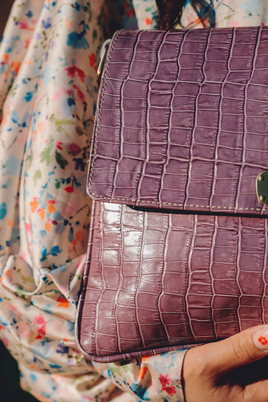 Pochette Rita Lilas