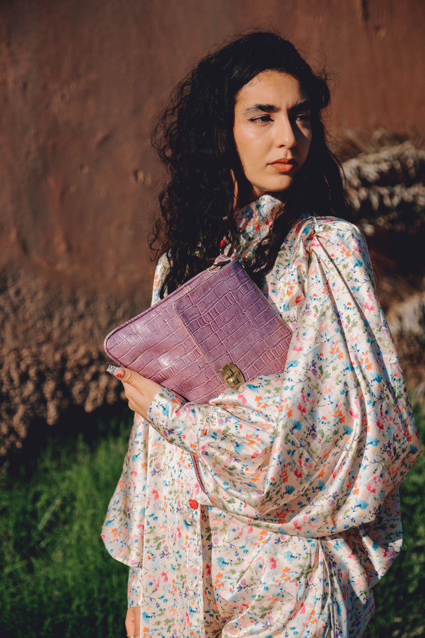 Pochette Rita Lilas