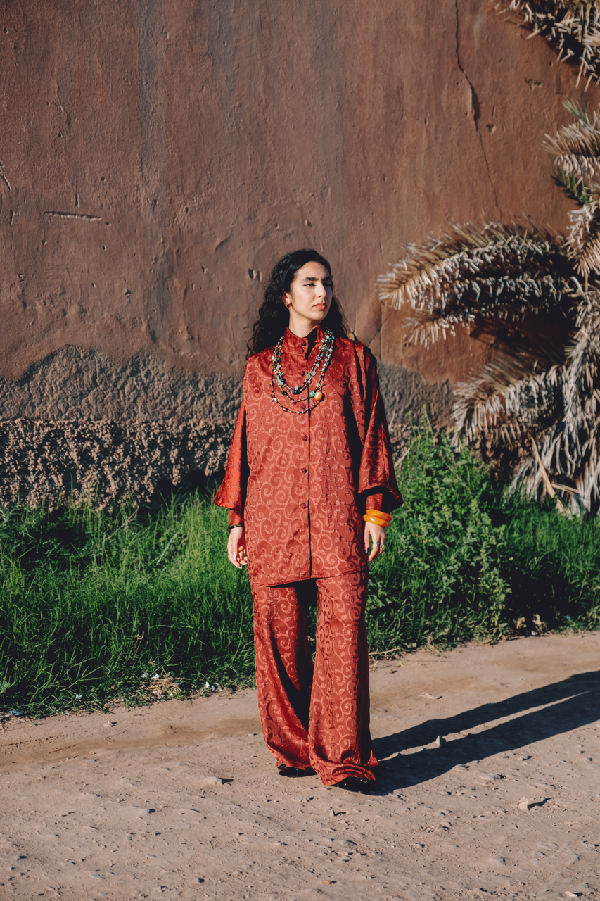 Ensemble Noor Brocard de Soie