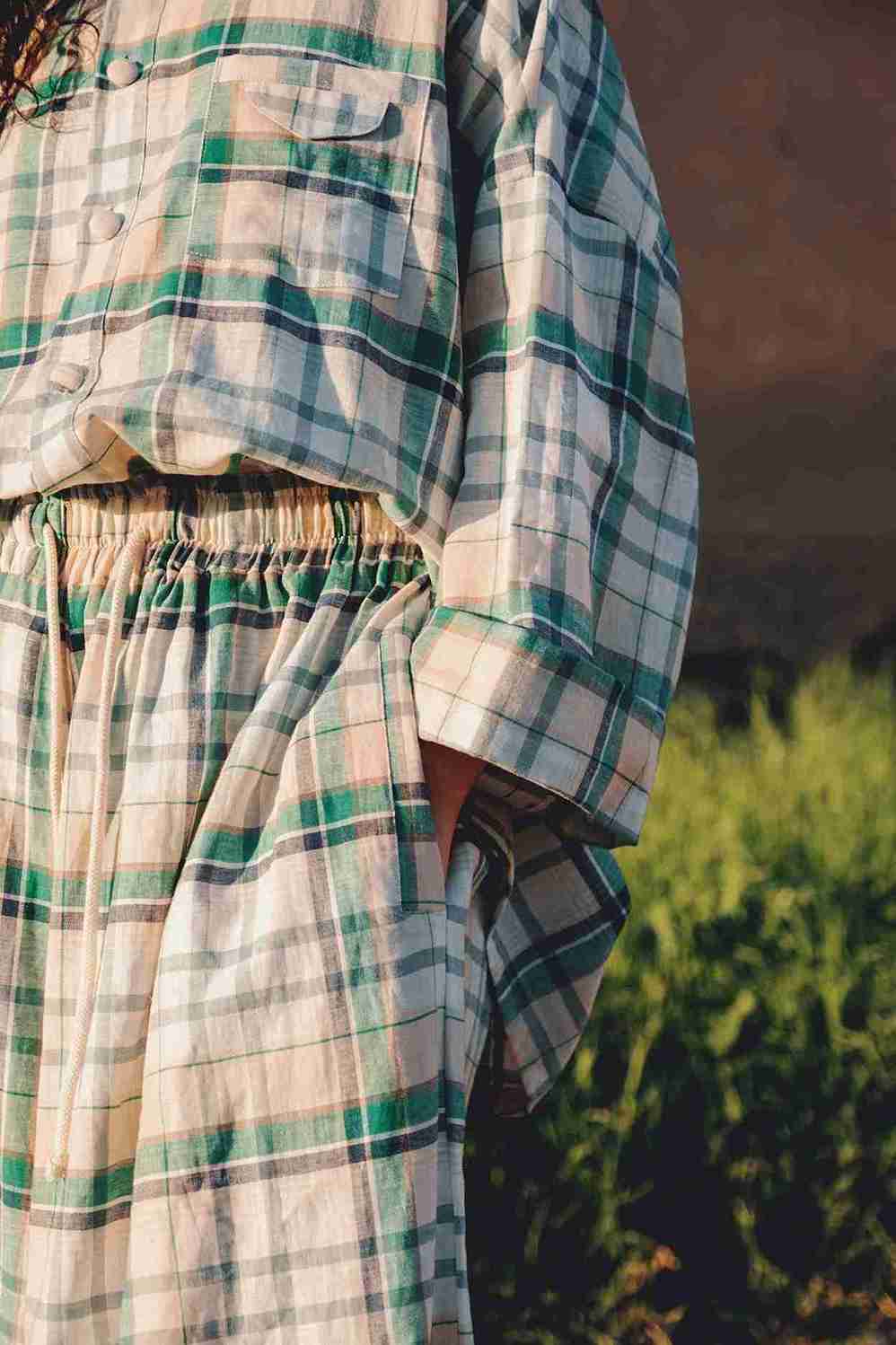 Ensemble Osaka Tartan/Plaid