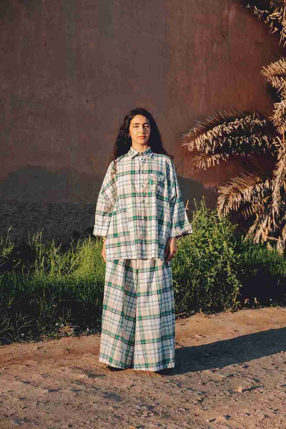 Ensemble Osaka Tartan/Plaid